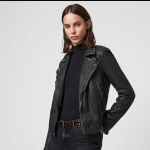 ALLSAINTS CARGO LEATHER BIKER JACKET